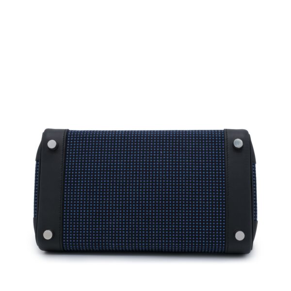 Black Swift and Bleu Egee Bivouac Toile Birkin 25 Palladium Hardware, 2024 - Image 3