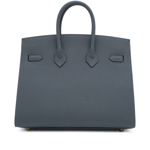 Gris Misty Epsom Birkin 25 Sellier Permabrass Hardware, 2024 - Image 2