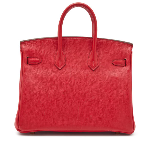 Rouge Casaque Epsom Birkin 25 Gold Hardware, 2010 - Image 2