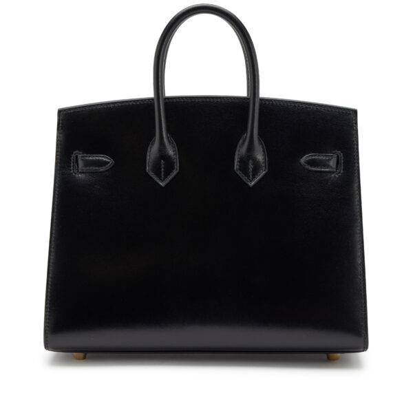 Black Box Calf Sellier Birkin 25 Gold Hardware, 2023 - Image 2