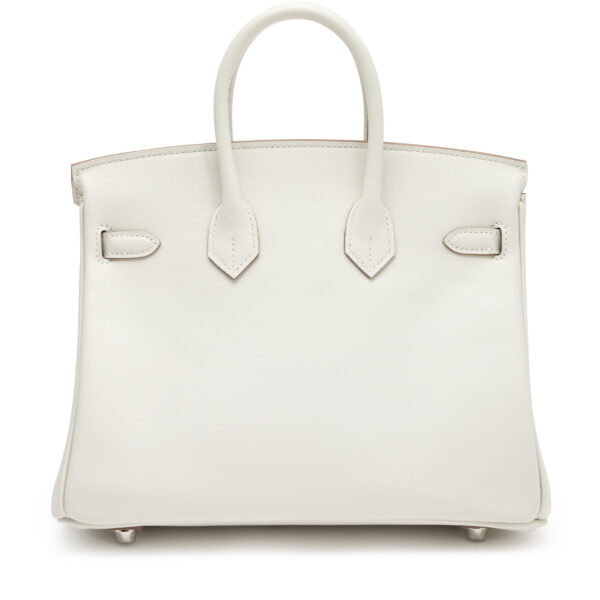 Gris Pale Swift Birkin 25 Palladium Hardware, 2024 - Image 2