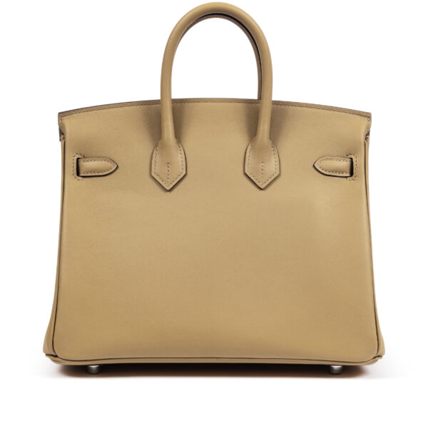 Biscuit Swift In and Out Birkin 25 Palladium Hardware, 2024 - Image 2